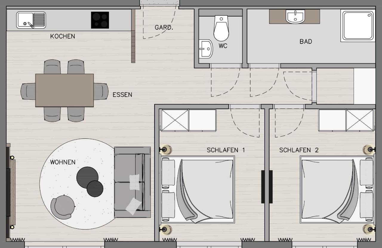 بوخن Apartment Streif Lxl المظهر الخارجي الصورة